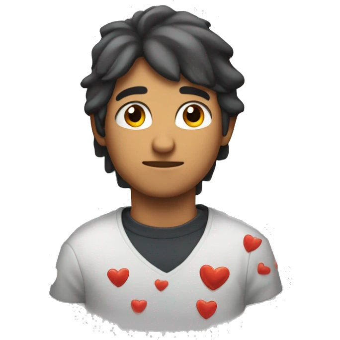 Corazón humano con grietas emoji