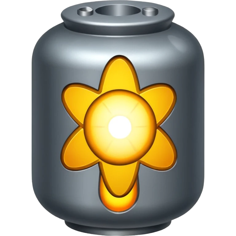 atom bomb, not an explosion the bomb itself emoji