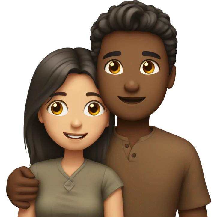 girl and boy cuddling emoji