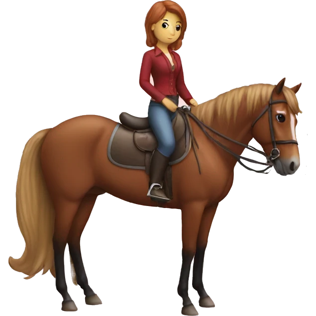 Mz with a horse emoji