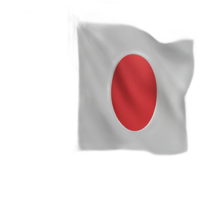 Japan flag on pole emoji