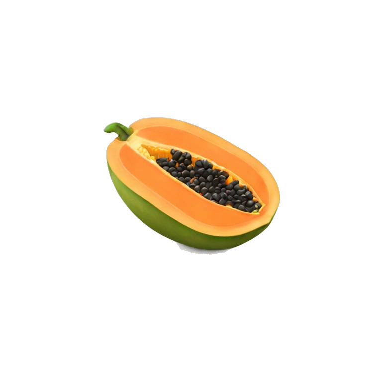 Papaya emoji