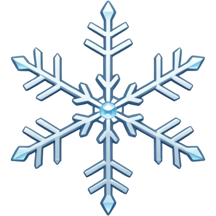 floco de neve emoji