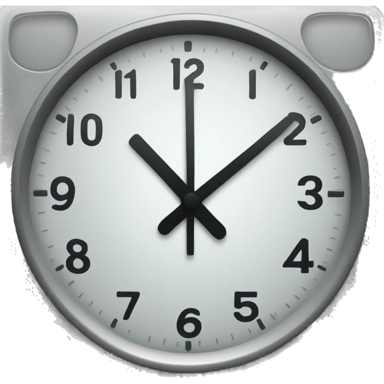 Digital clock 08:00 emoji