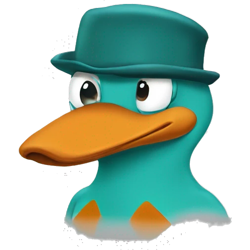 Perry the platypus ￼ emoji