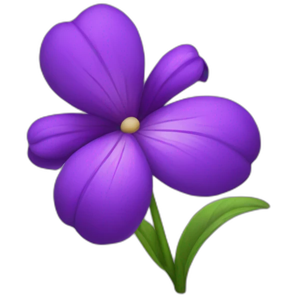 purple flower emoji
