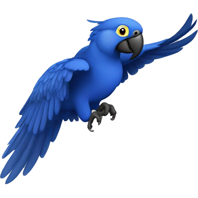 Hyacinth Macaw Flying emoji