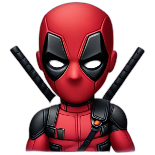 cute deadpool emoji