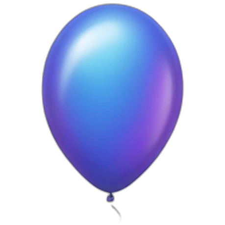 number three balloon emoji
