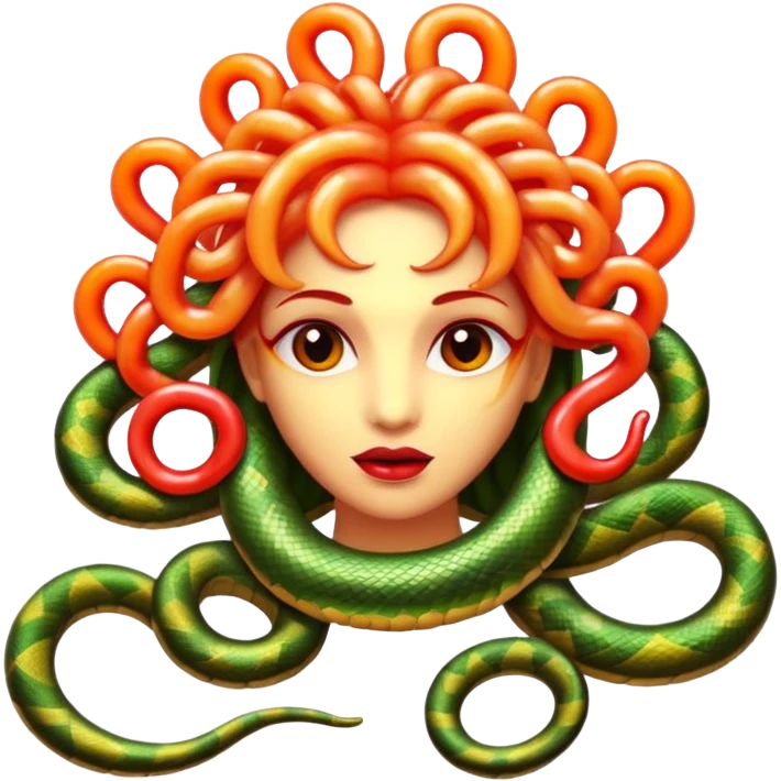  Medusa snake are made of jelly and candy  emoji