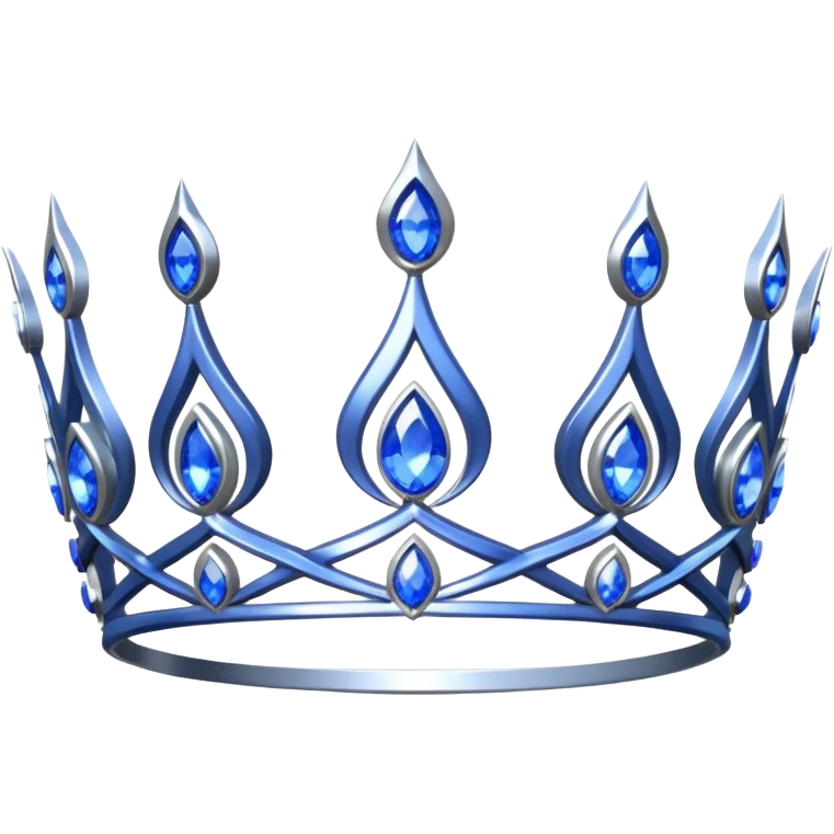 The Ravenclaw Diadem is a tiara-like object with, made of gleaming silver and set with glittering blue gem. It is enchanted and round  emoji