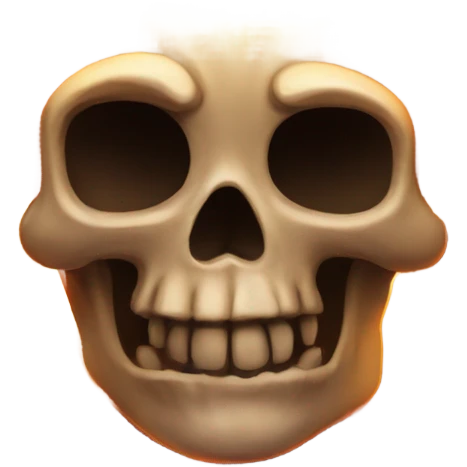 skull on fire emoji