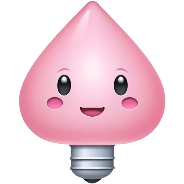 cute light pink  emoji
