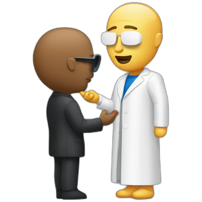 Morpheus proposing red or blue pill emoji