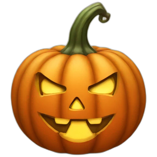 Halloween pumpkin emoji