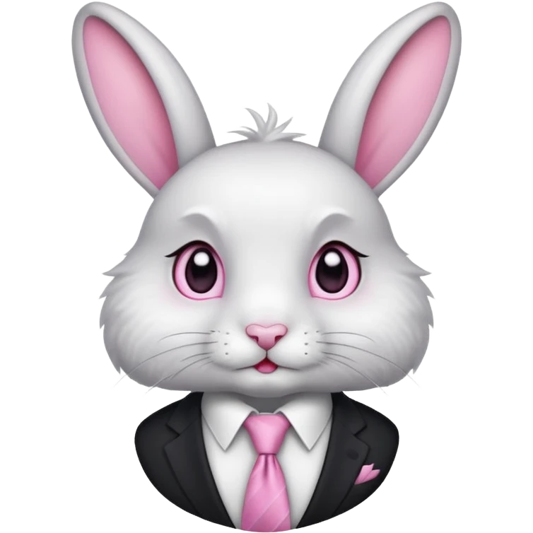 RABBIT WITH TIE emoji