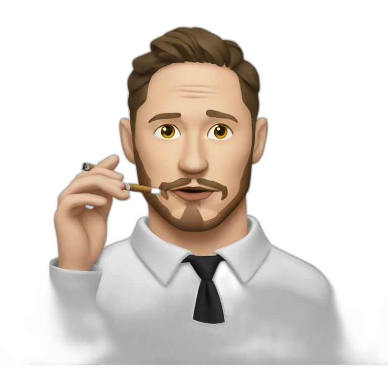 Tom hardy smoking emoji