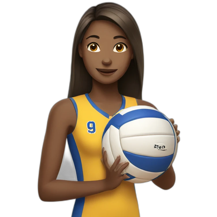 Volleyball girl emoji