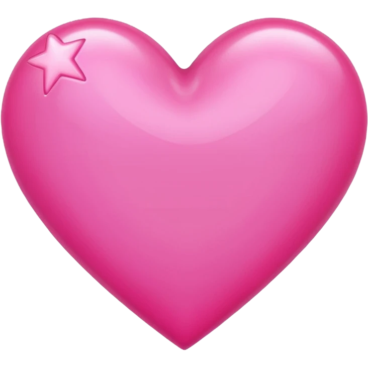 Pink Star Heart emoji