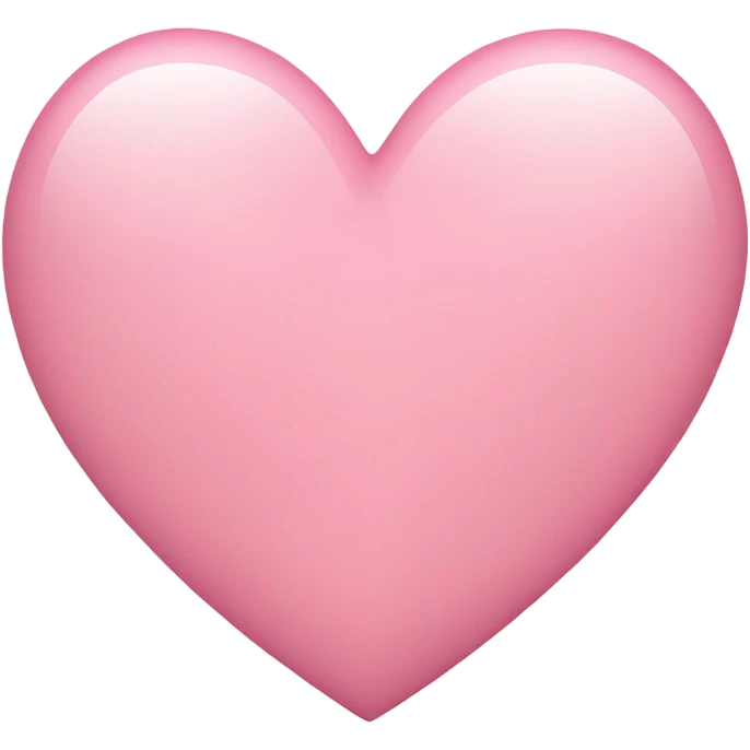 light pink heart emoji