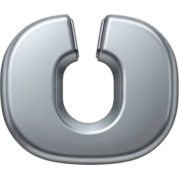 Magnet reverse U shaped emoji