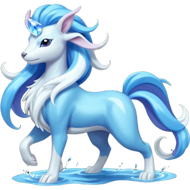 Pokemon  legendary Suicune emoji