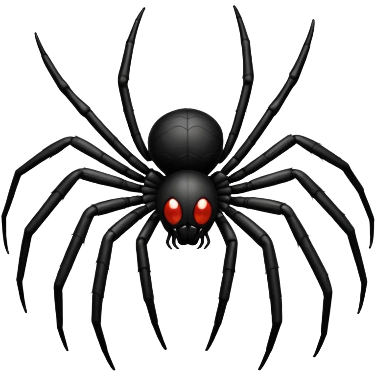 Spider no face emoji