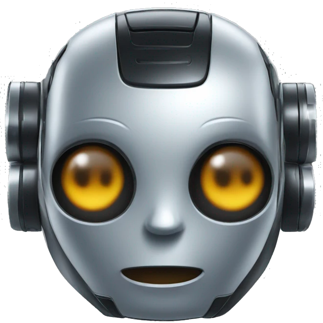 A robot chating emoji