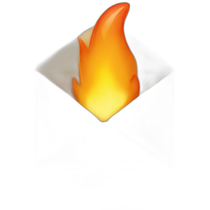 lettre Z en feu emoji