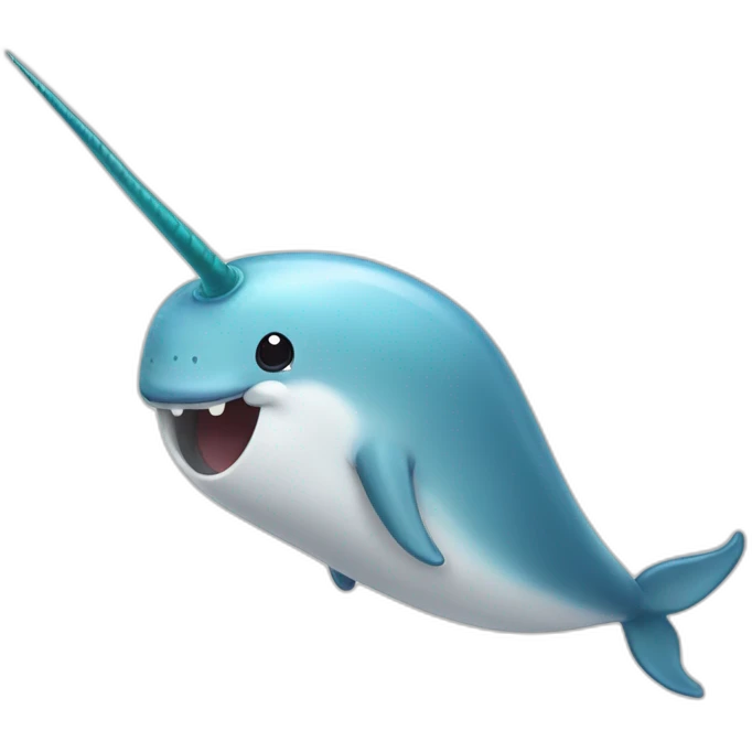 Spouting Narwhal emoji