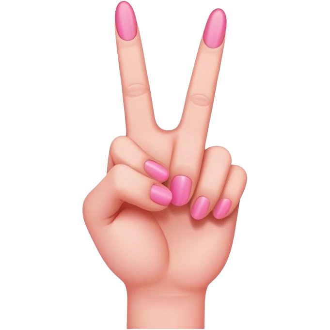 pink middle finger emoji