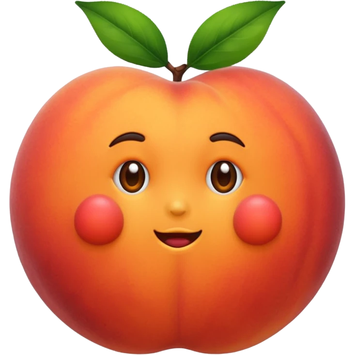 Peach emoji
