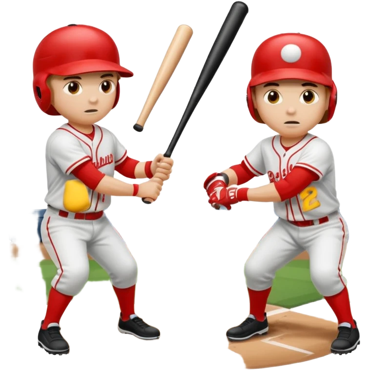 quiero dos equipos enemigos de baseball vs emoji