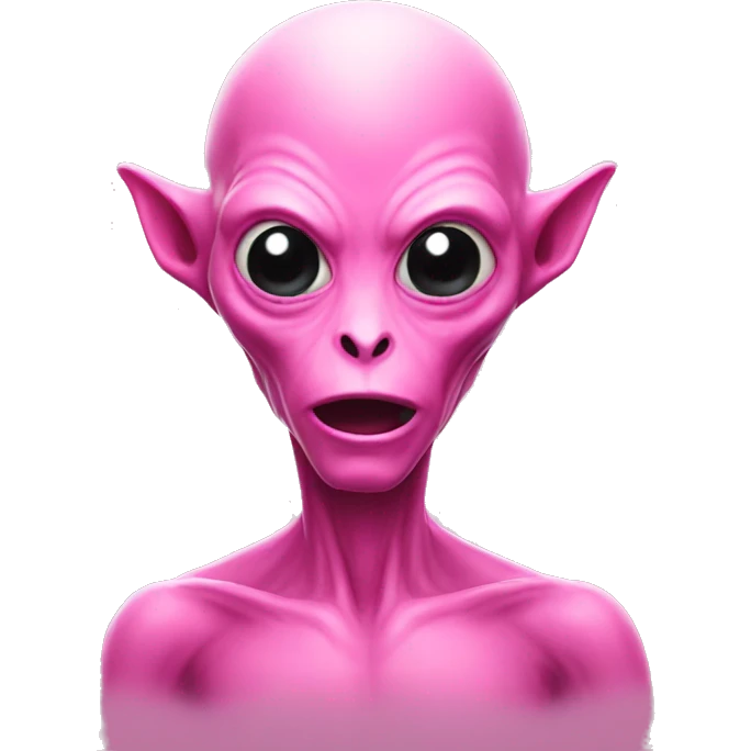 pink alien emoji