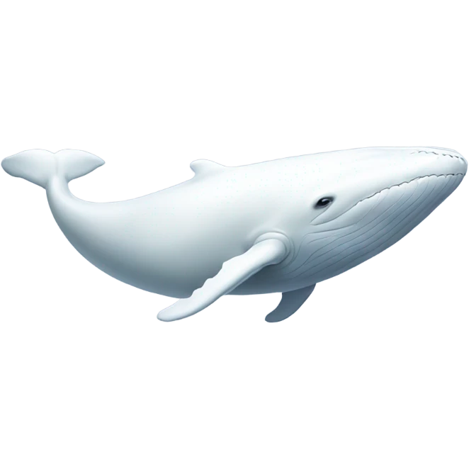 white whale , underside emoji