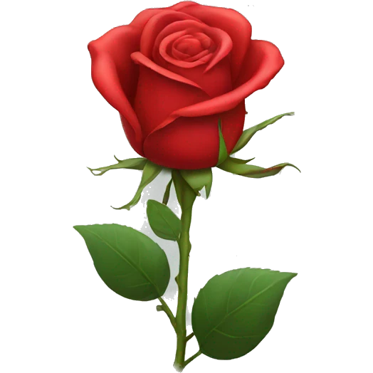 Red rose  emoji