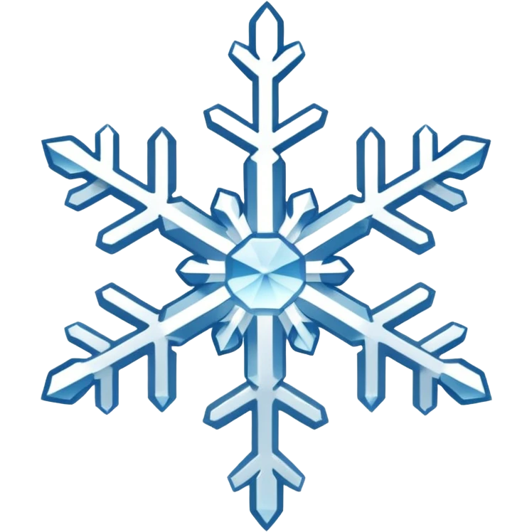 Snowflake emoji