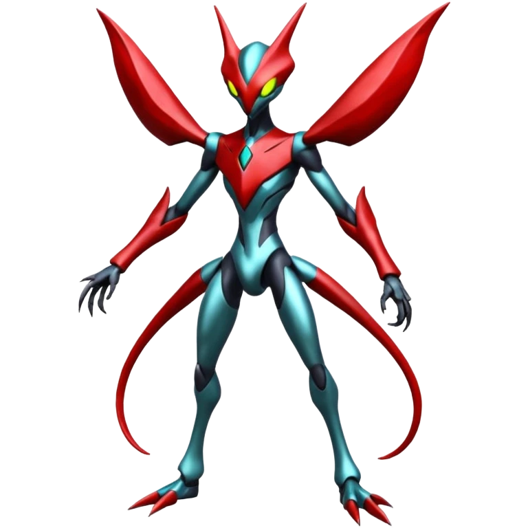 Darkrai-Bisharp-Scizor-Deoxys-Fakémon-hybrid-creature (full body)  emoji