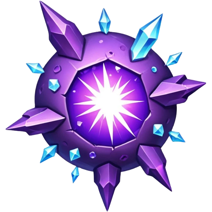 Space purple meteor emoji