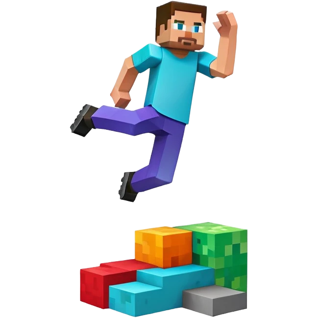 Minecraft parkour emoji