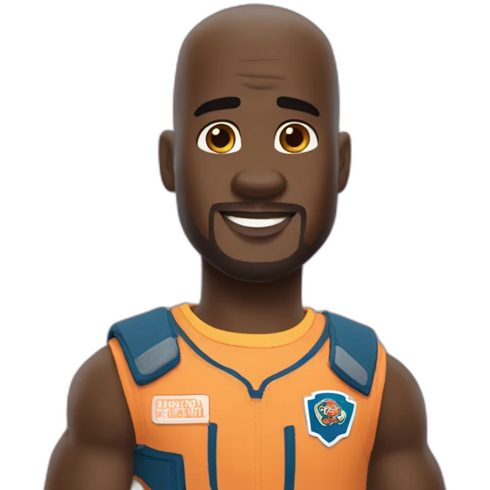 Shaquille O'Neal paw patrol emoji