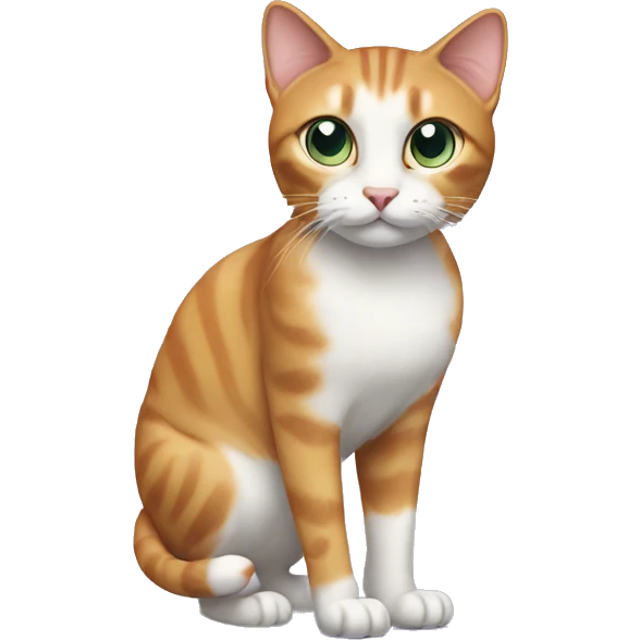Cat with 3 legs emoji