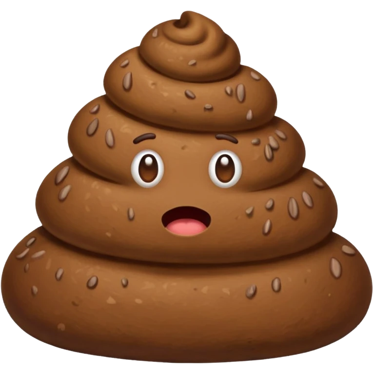 A poop farting emoji