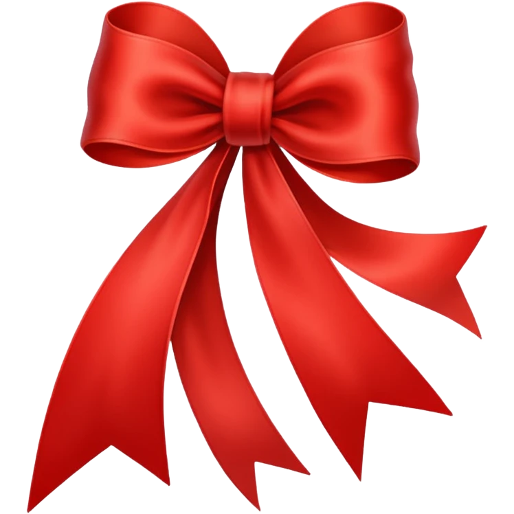 red ribbon emoji