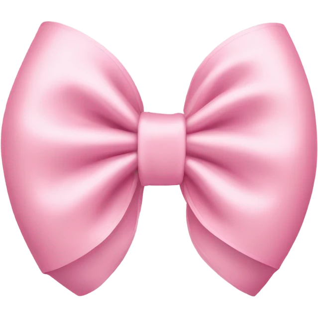 light pink bow on light pink bow emoji