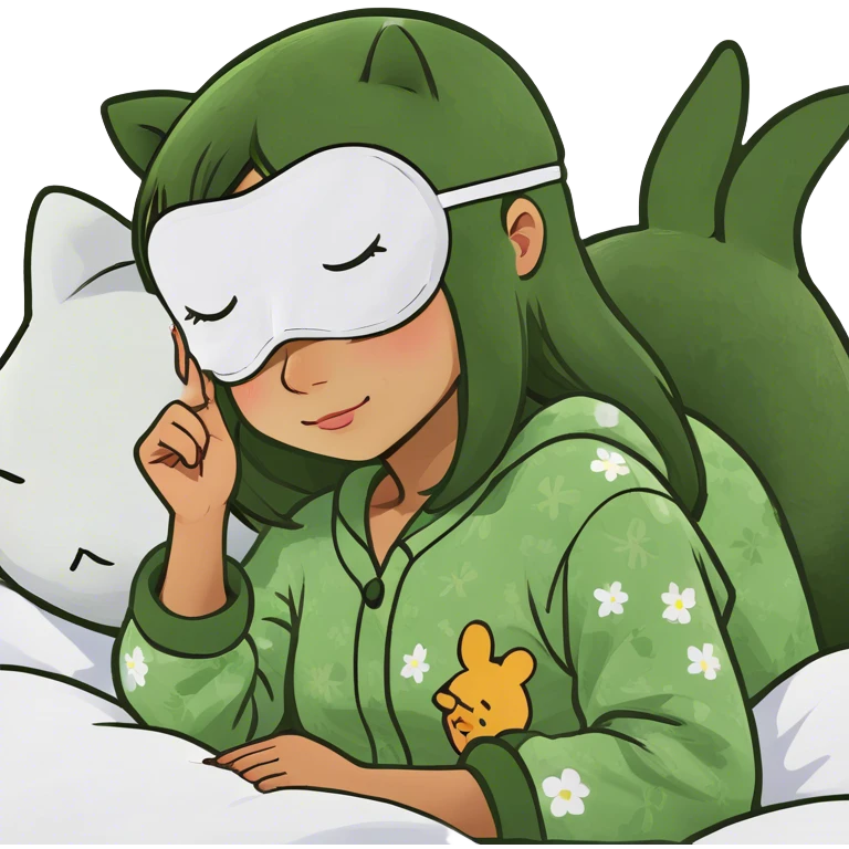 Girl sleeping emoji
