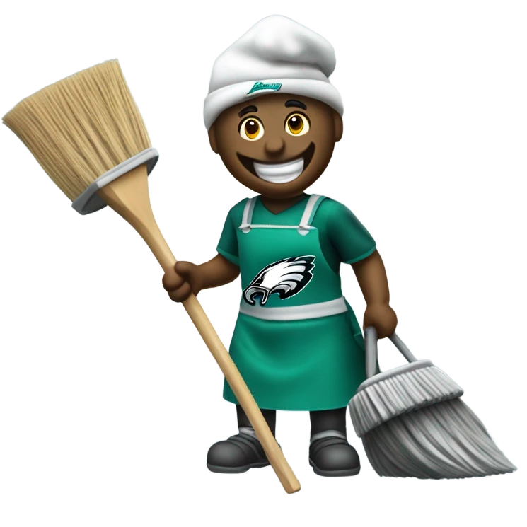 Philadelphia Eagles Cleaning emoji