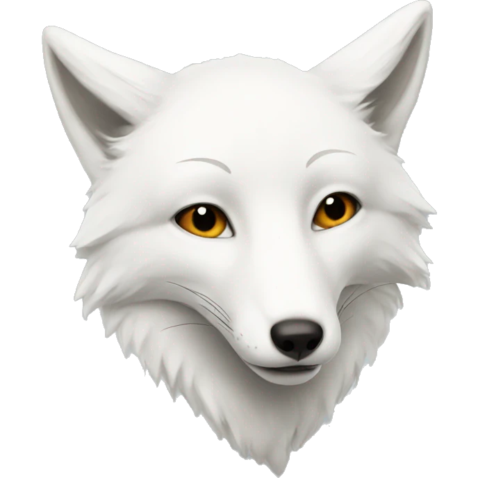 white fox emoji