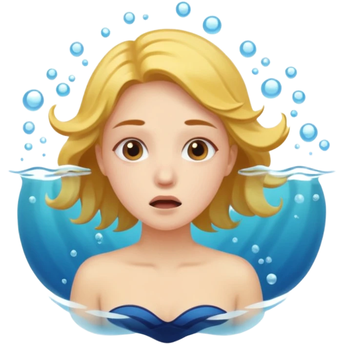 Underwater woman emoji