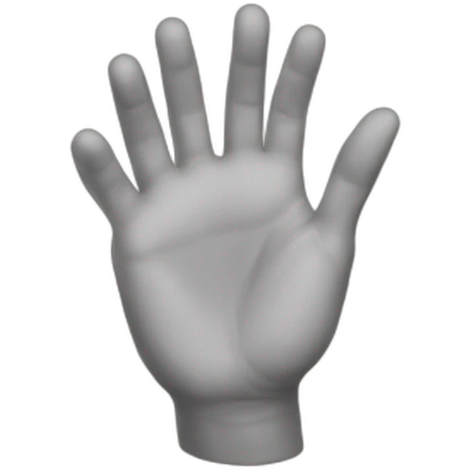 Hand heart  emoji